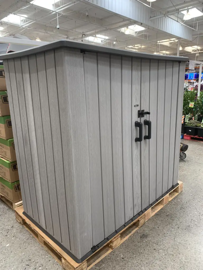 bike storage shed costco