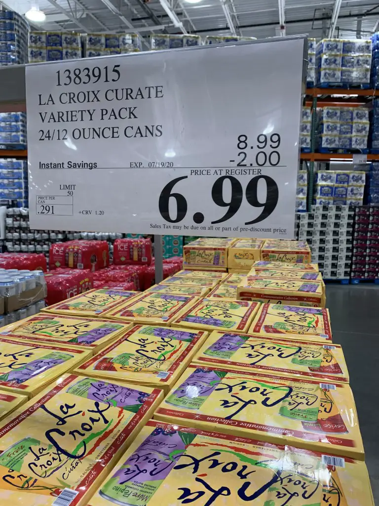 Costco La Croix Curate Variety Pack 24 x 12 Ounce Cans - Costco Fan