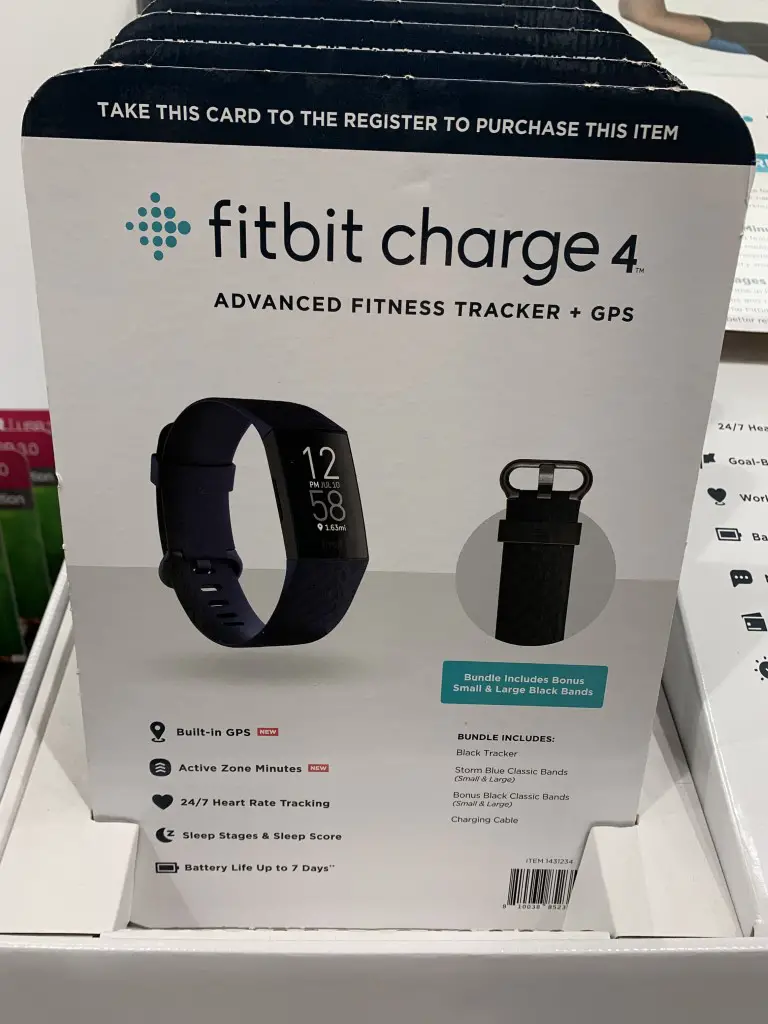 fitbit charge 4 fitness tracker bundle