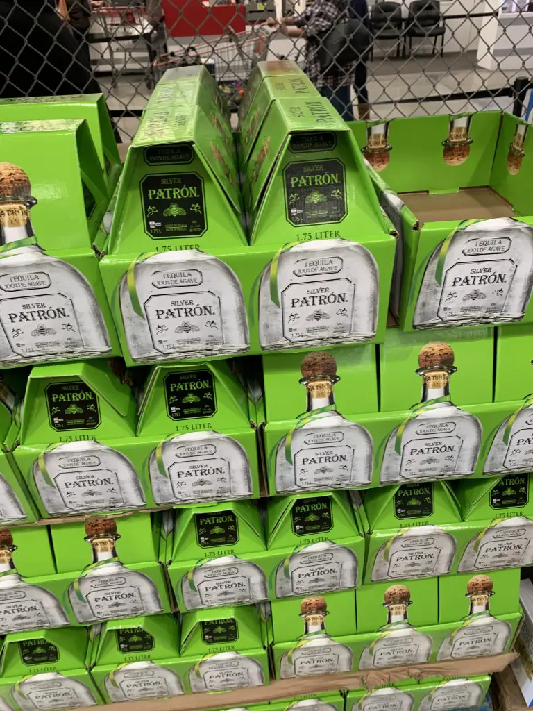 Costco Patron Silver Tequila 100 Agave Stack