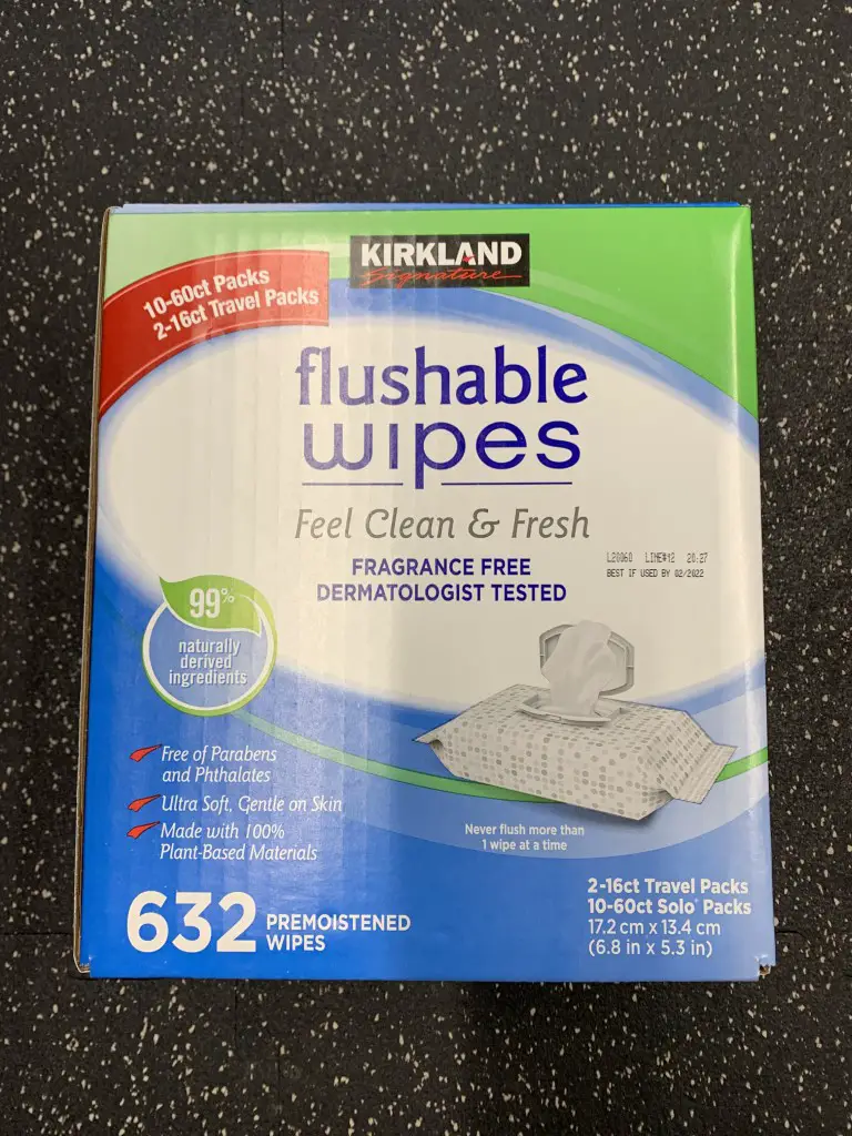 kirkland flushable wipes safe for baby