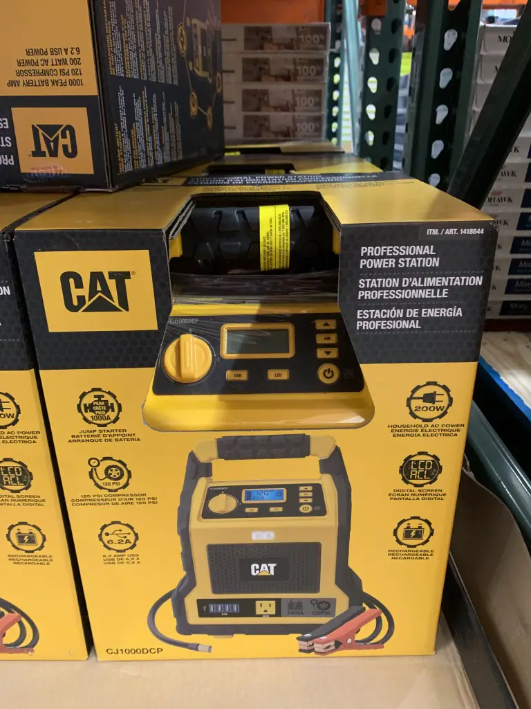 cat jump starter & air compressor