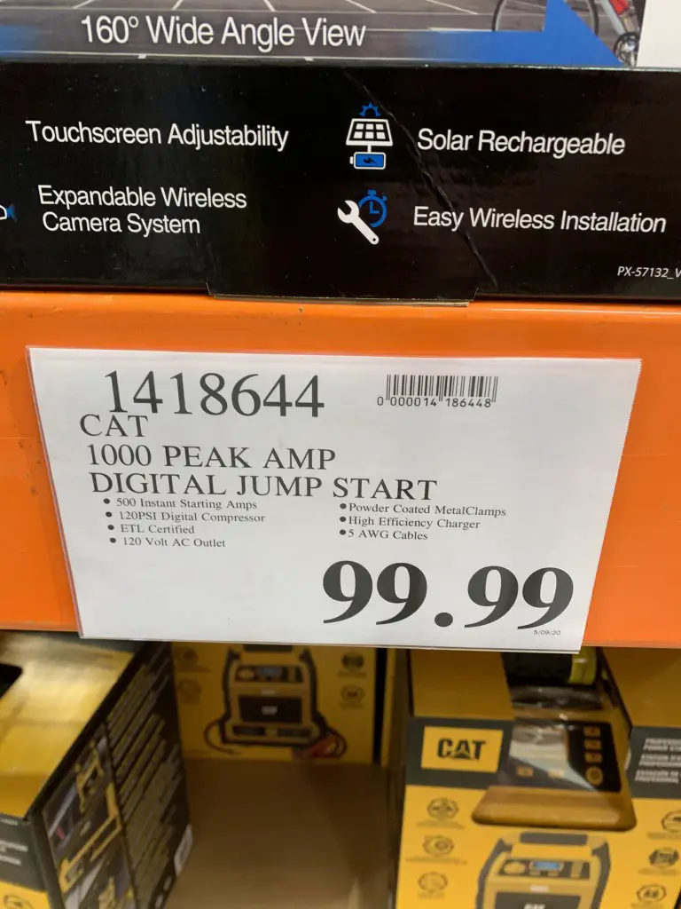 Costco CAT 1000 Peak Amp Digital Jump Start Price