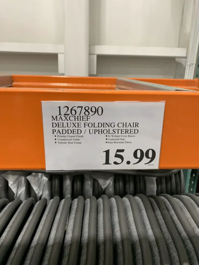 Costco Folding Chair Maxchief Padded Price 