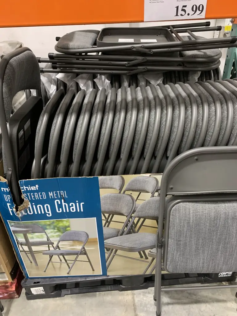 Costco Folding Chair Maxchief Padded Stack 