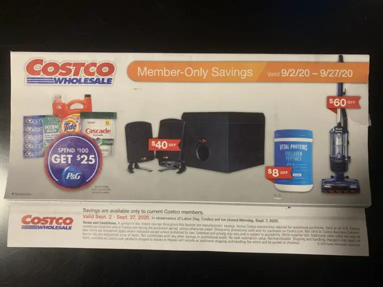 Costco September 2020 Coupon Book, 9/2/20 9/27/20 Costco Fan