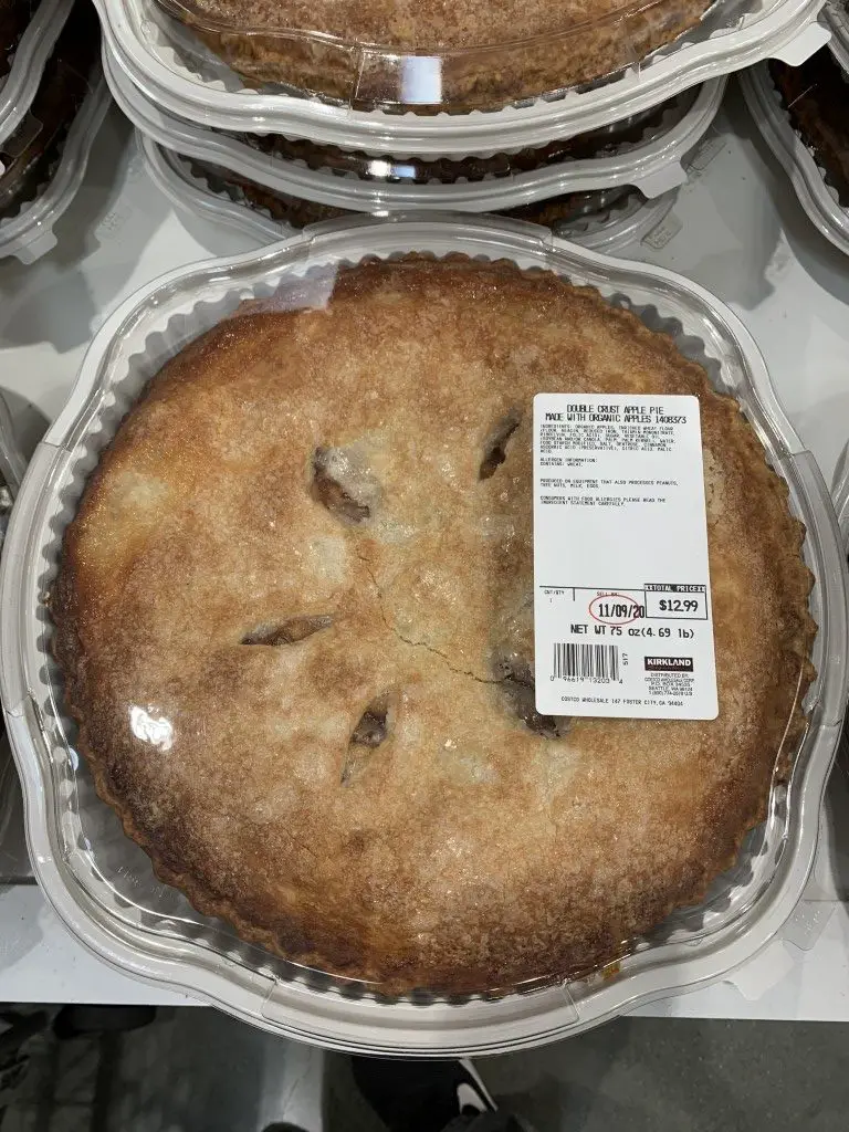 Costco Apple Pie, Double Crust w/ Organic Apples Costco Fan