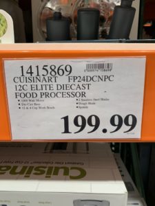 Costco Food Processor, Cuisinart 12 Cup Elite - Costco Fan