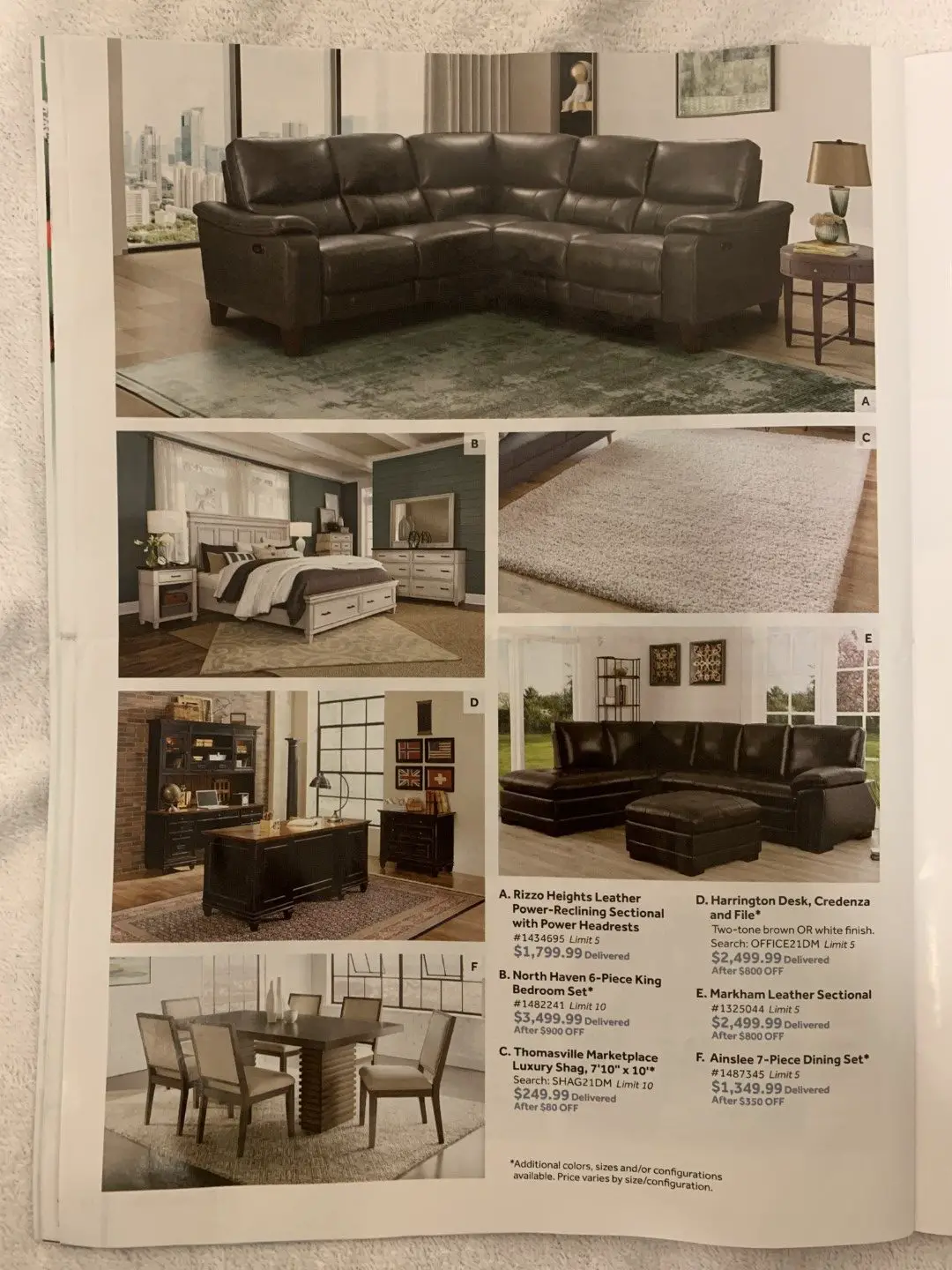 Costco Markham Leather Sectional