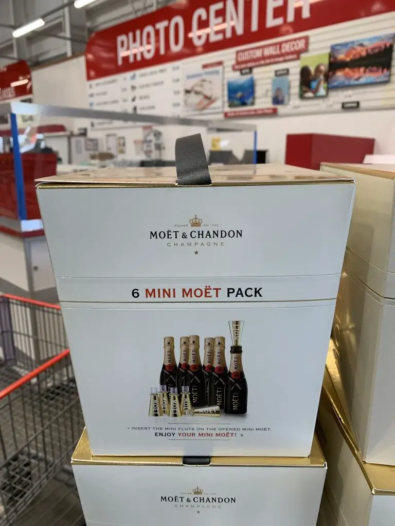 Costco Moet Champagne, 6 Pack Mini's with Sipper - Costco Fan