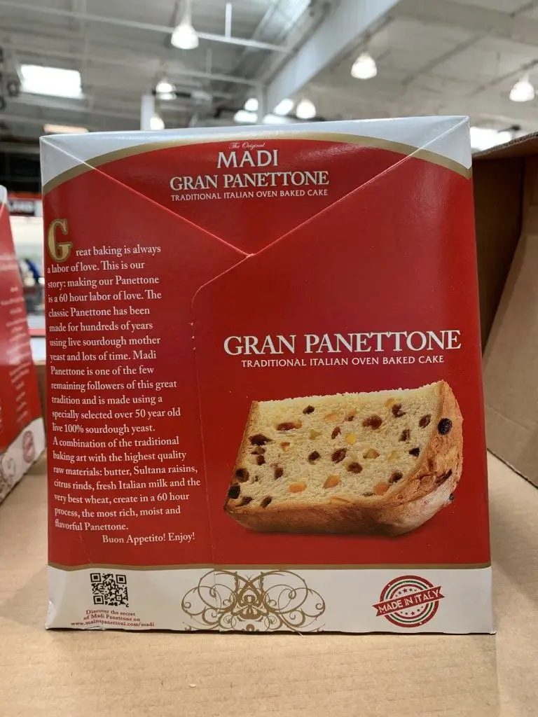 Costco Gran Panettone Italian Cake.