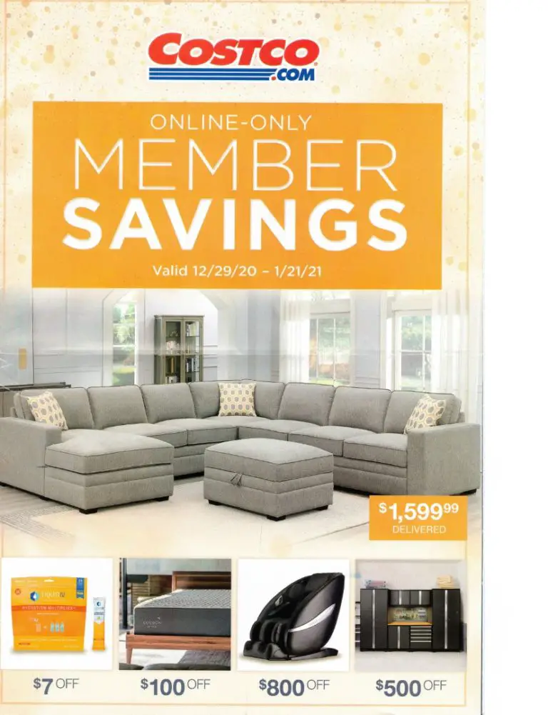 Costco Member Savings January 2021 Online Only Coupon Book Costco Fan