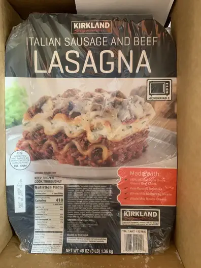Costco Lasagna, Kirkland Signature Sausage & Beef - Costco Fan