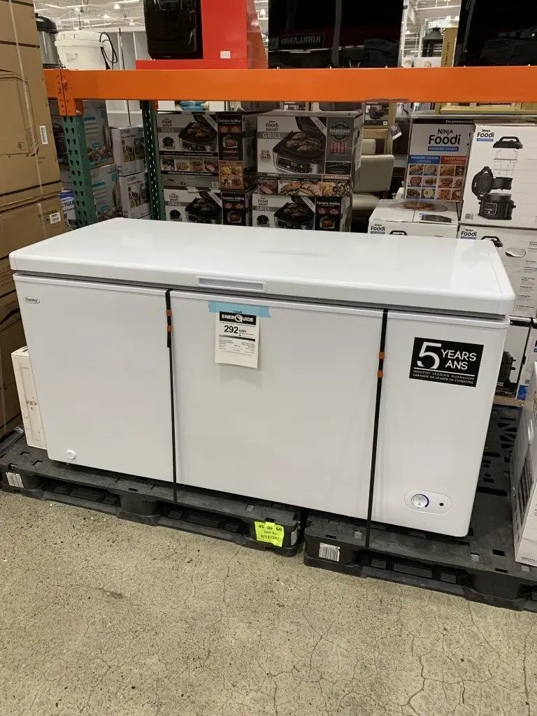 chest freezer costco