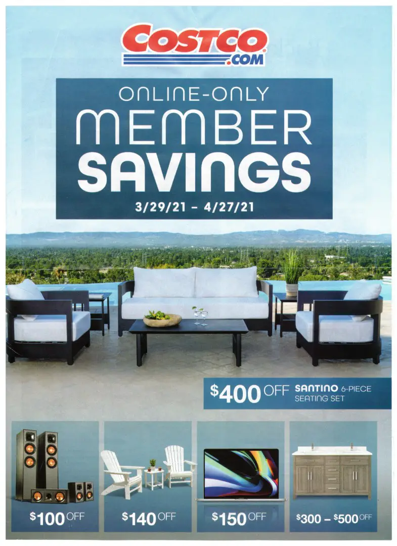 Costco Member Savings April 2021 Online Only Coupon Book Costco Fan