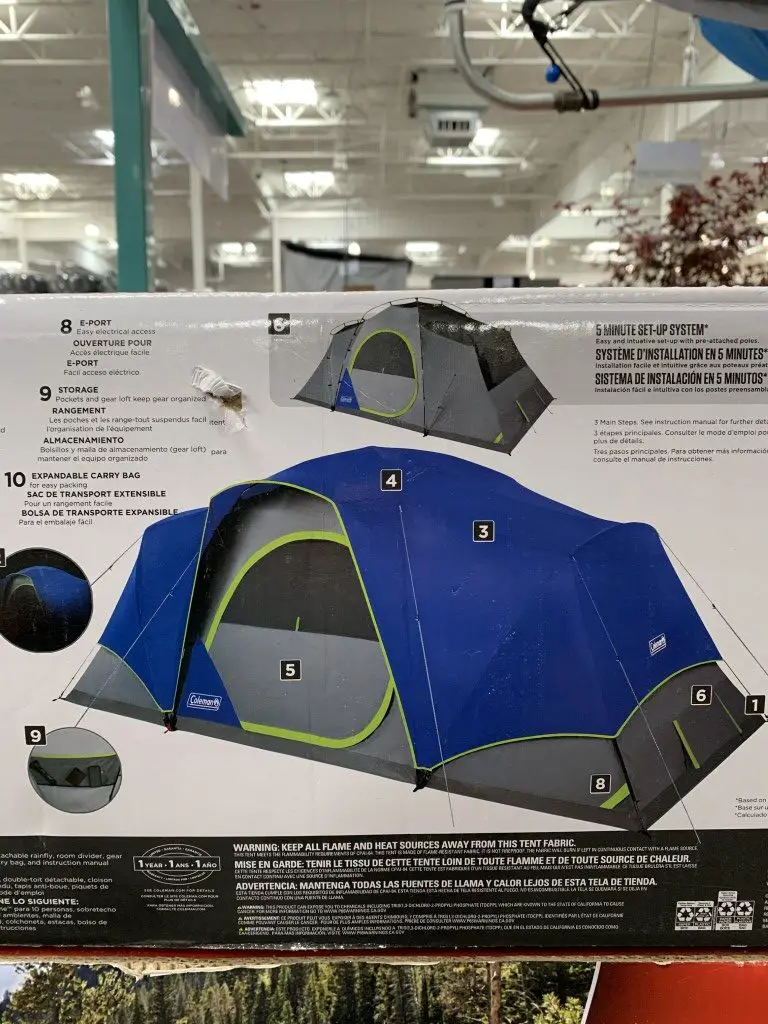 Spacious and Easy Setup: Coleman 10 Person Tent at Costco