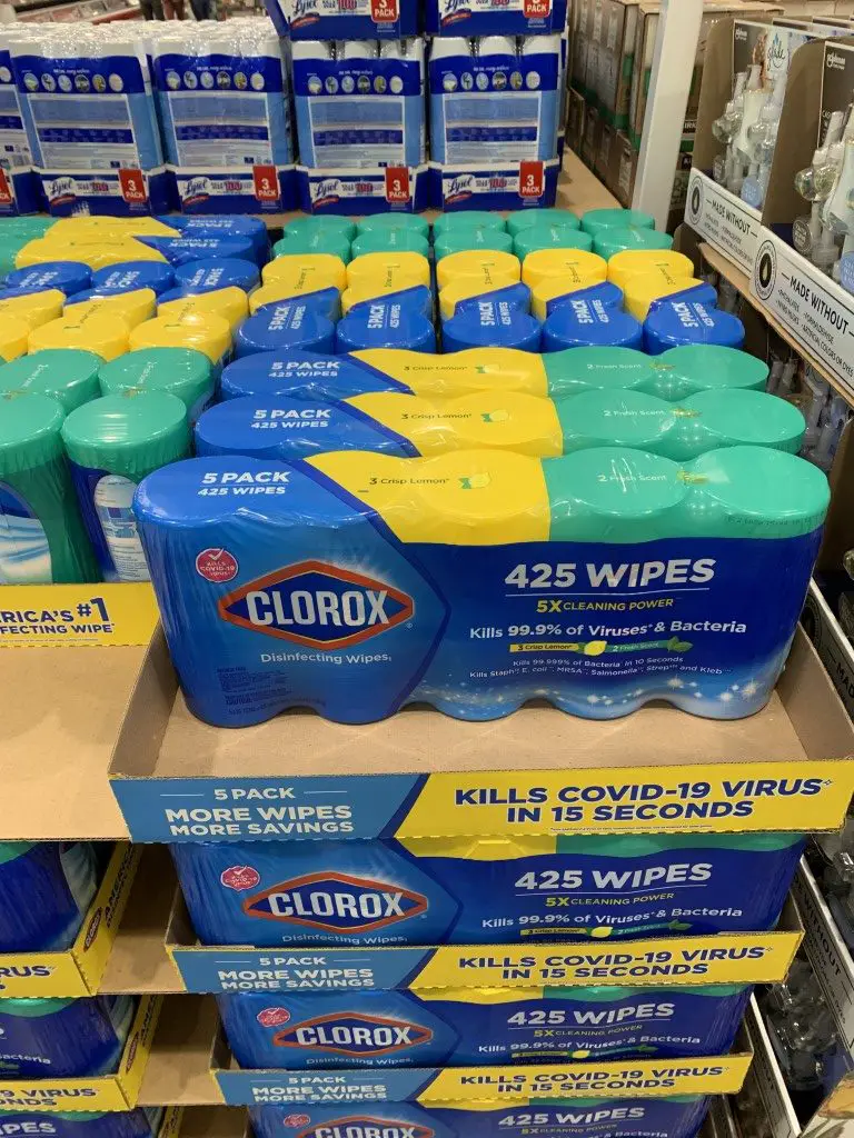 clorox wipes travel pack costco