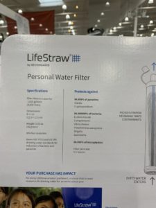 Costco Lifestraw Water Purifying Filter 4 Pack - Costco Fan