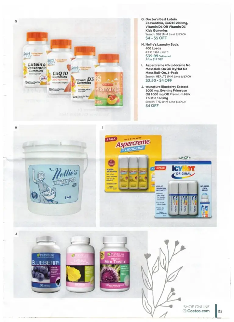 Costco Member Savings May 2021 Online Only Coupon Book Costco Fan