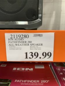 Costco Ion Speaker, Ion Audio Pathfinder 280 All-Weather - Costco Fan