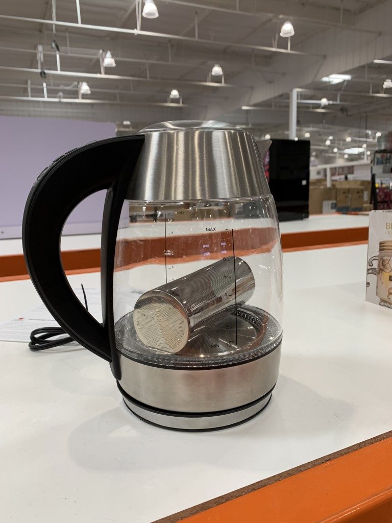 Costco Buys - Costco has this Chefman cordless glass electric kettle with a  tea infuser! I can't wait to make tea with this 😍