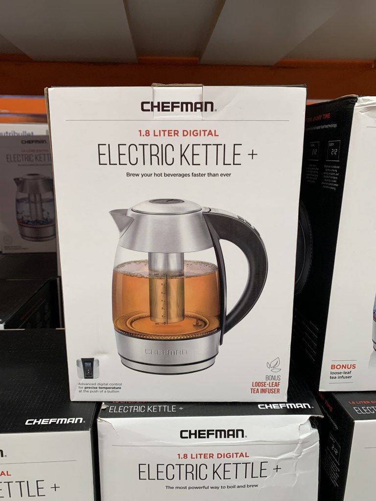 $6 Discount on Chefman Electric Kettle. Currently priced at $23.99. Love  this Kettle. : r/Costco