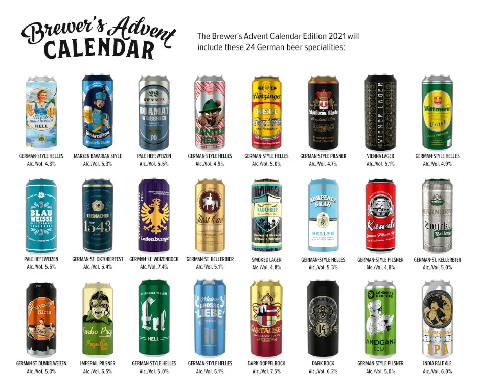 Costco Beer Advent Calendar 2021, Brewer's Variety Pack Costco Fan