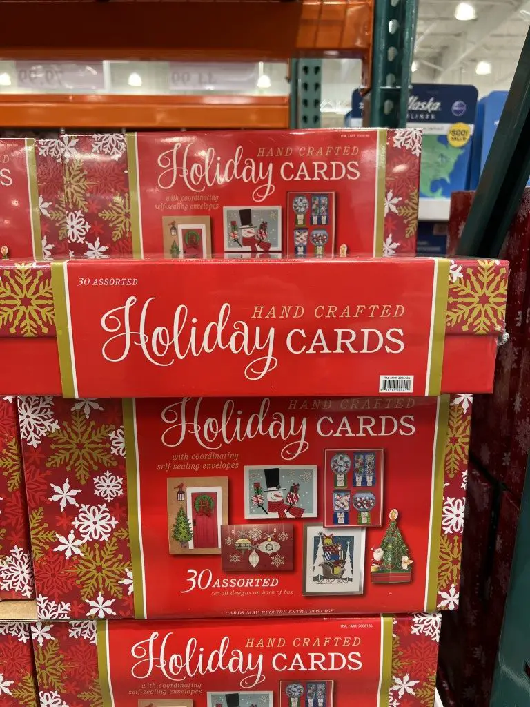 Costco Holiday Cards 2021, HandCrafted 30 Count Costco Fan