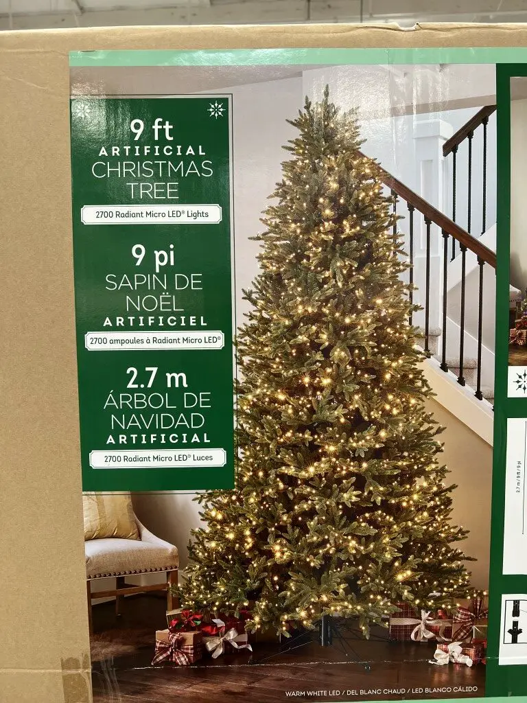 Costco Christmas Trees, 7.5' and 9' MicroLED, 2022